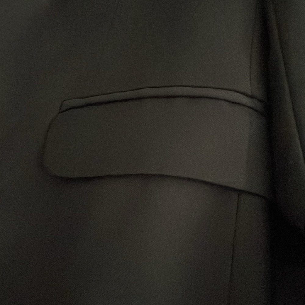 Chaps Boys Black Suit Coat/Blazer - Size 14 - Picture 3 of 7